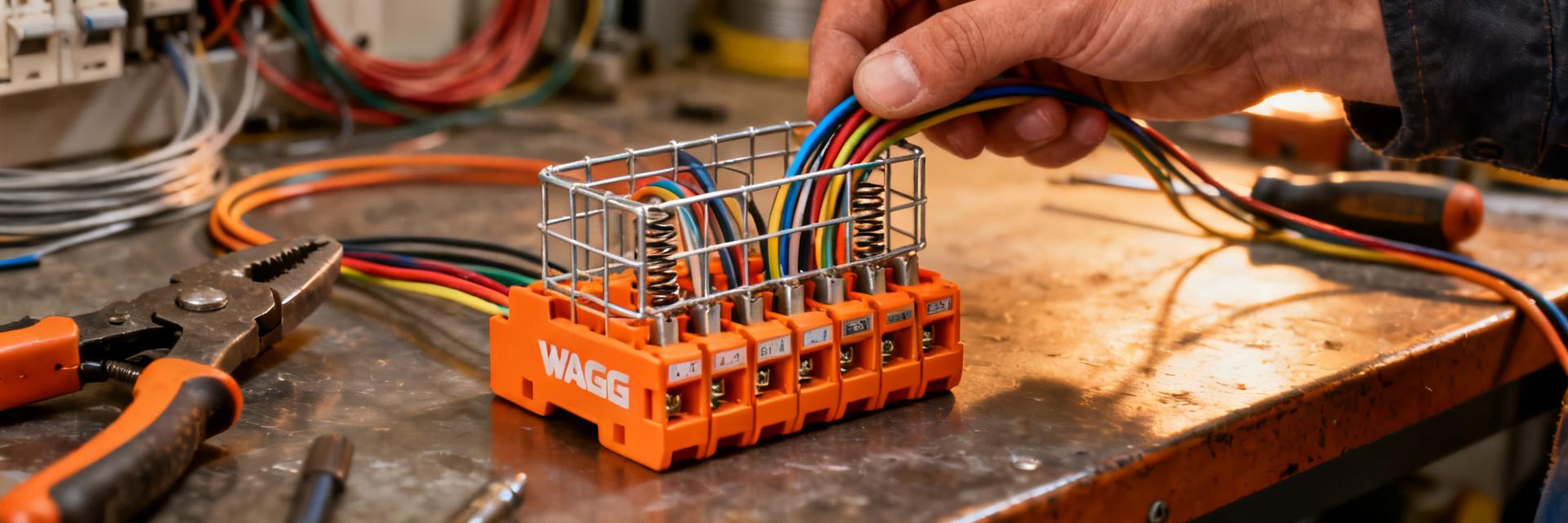 WAGO 221接线实测：3分钟完成12-24AWG导线对接，零工具零失误